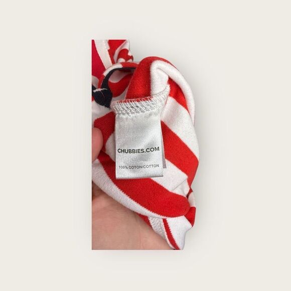 Chubbies Men’s Legacy Shirt in Multi Red White Blue Size Small NWT - Picture 8 of 9
